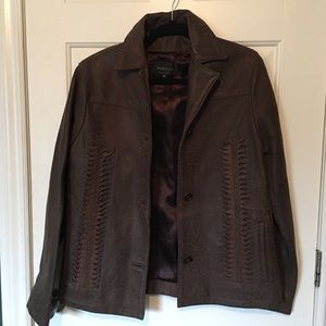 🆕👑 $9,995 Damselle Vintage Men’s Genuine Leather Jacket EXCLUSIVE Medium NEW